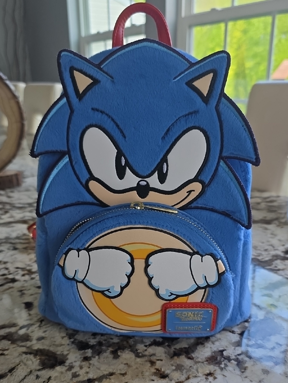 Sonic Blue Character Mini Backpack